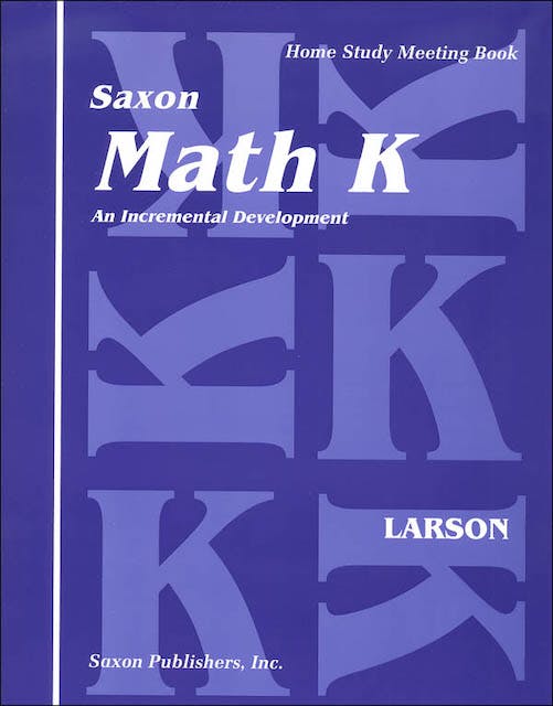Saxon Math workbook