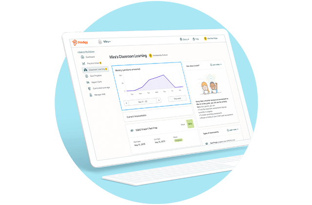 Prodigy's Premium Classroom Learning feature for parents