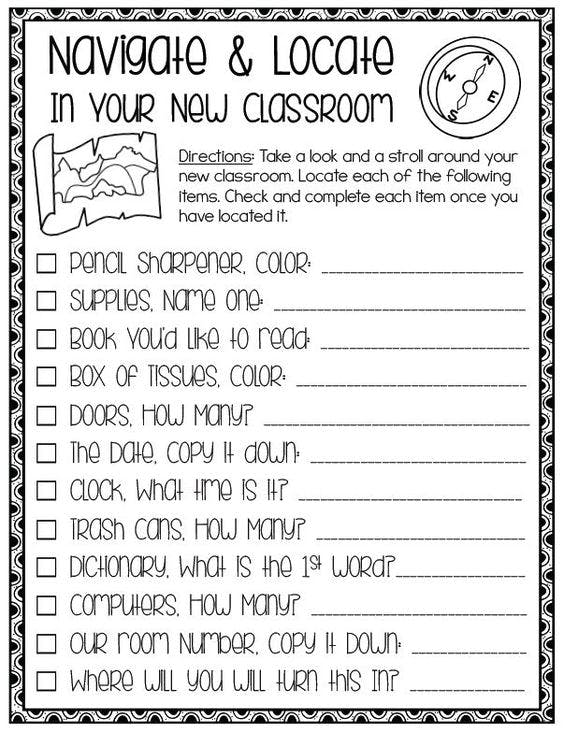 12 Fun First-Day-of-School Worksheets (Free Printables)