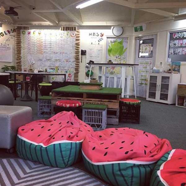 comfy chairs for classroom library