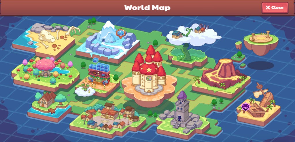 The Prodigy world map 