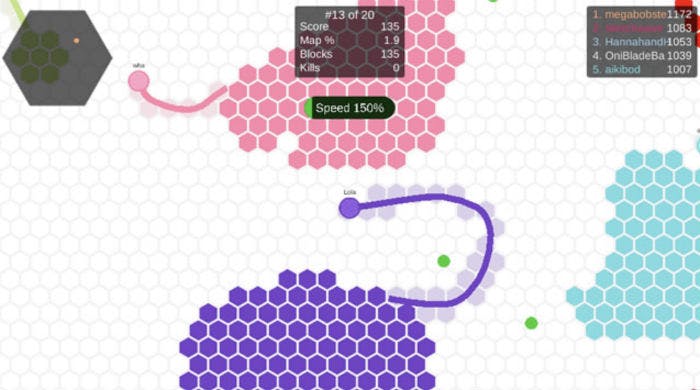 Hexar.io browser game