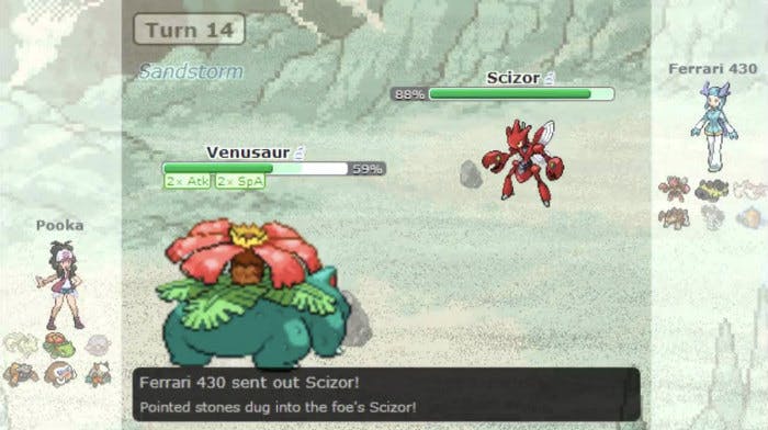 Pokemon showdown browser game