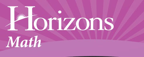 Horizons Math homeschool math curriculum cover.