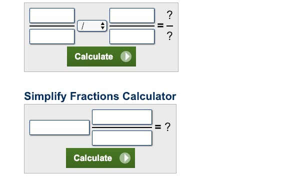 dividing fractions calculator