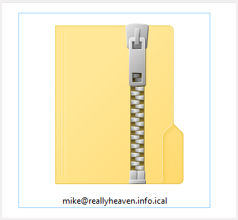 エクスポートされたイベントはダウンロードできます。