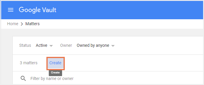 グーグルボールトの作成