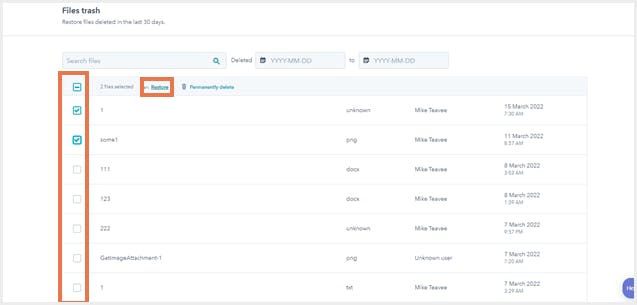 Recover Deleted HubSpot Files | SysCloud