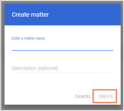 Google Vaultの作成