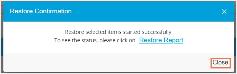 リストアレポート