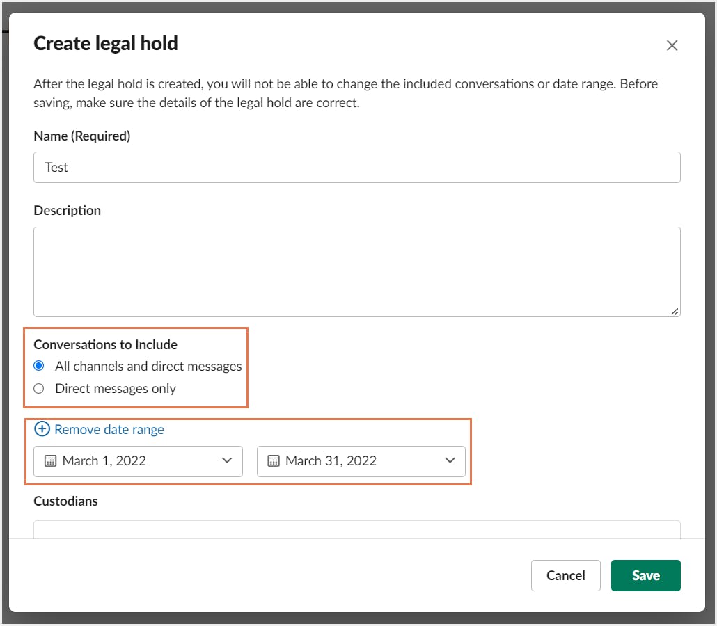 法的保留の作成
