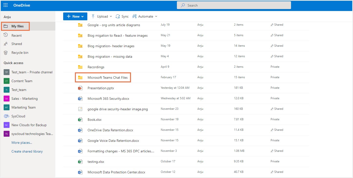 マイクロソフトチームチャットファイル
