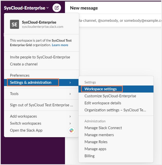 Slackワークスペース