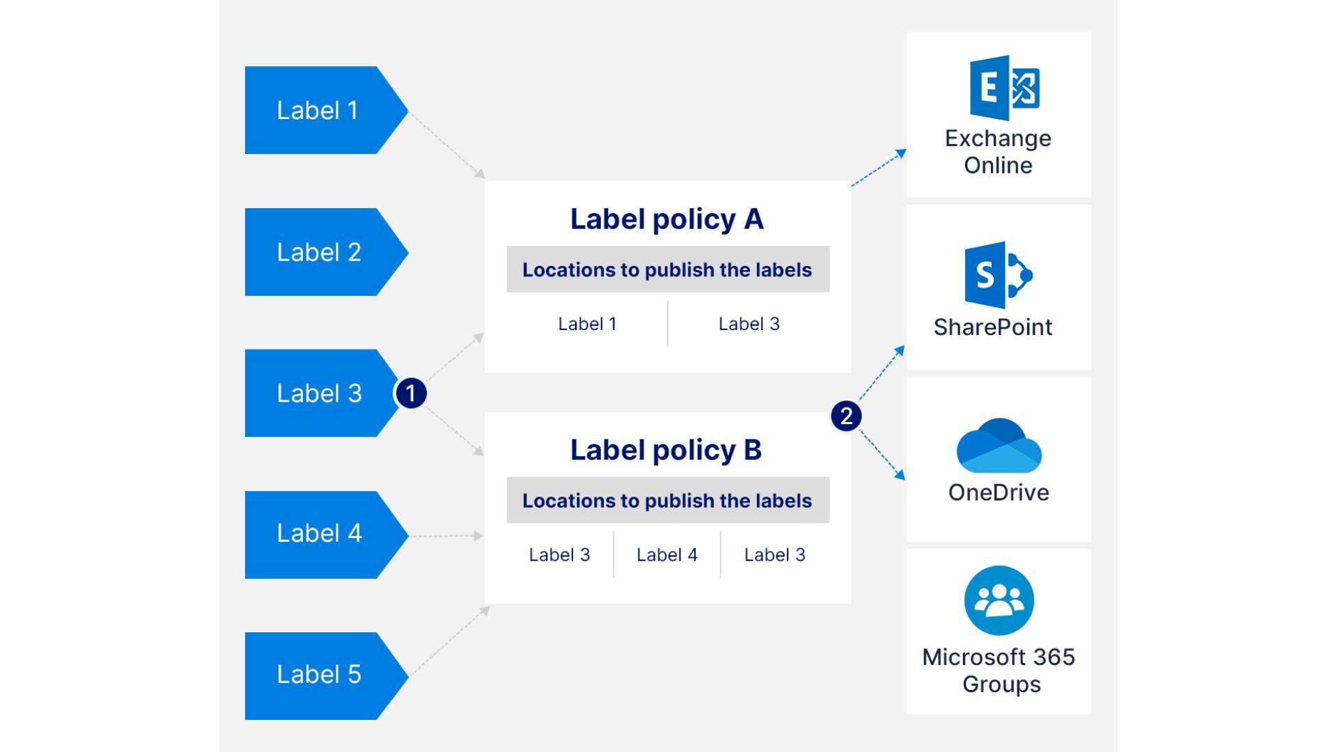 label policy diagram