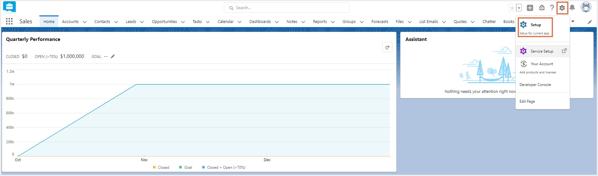 Salesforce import wizard setup