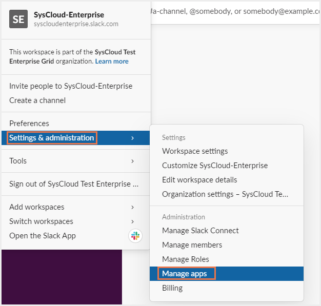 Slackの管理アプリ