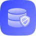 Icon of a database with a shield symbol, representing protection against data tampering.