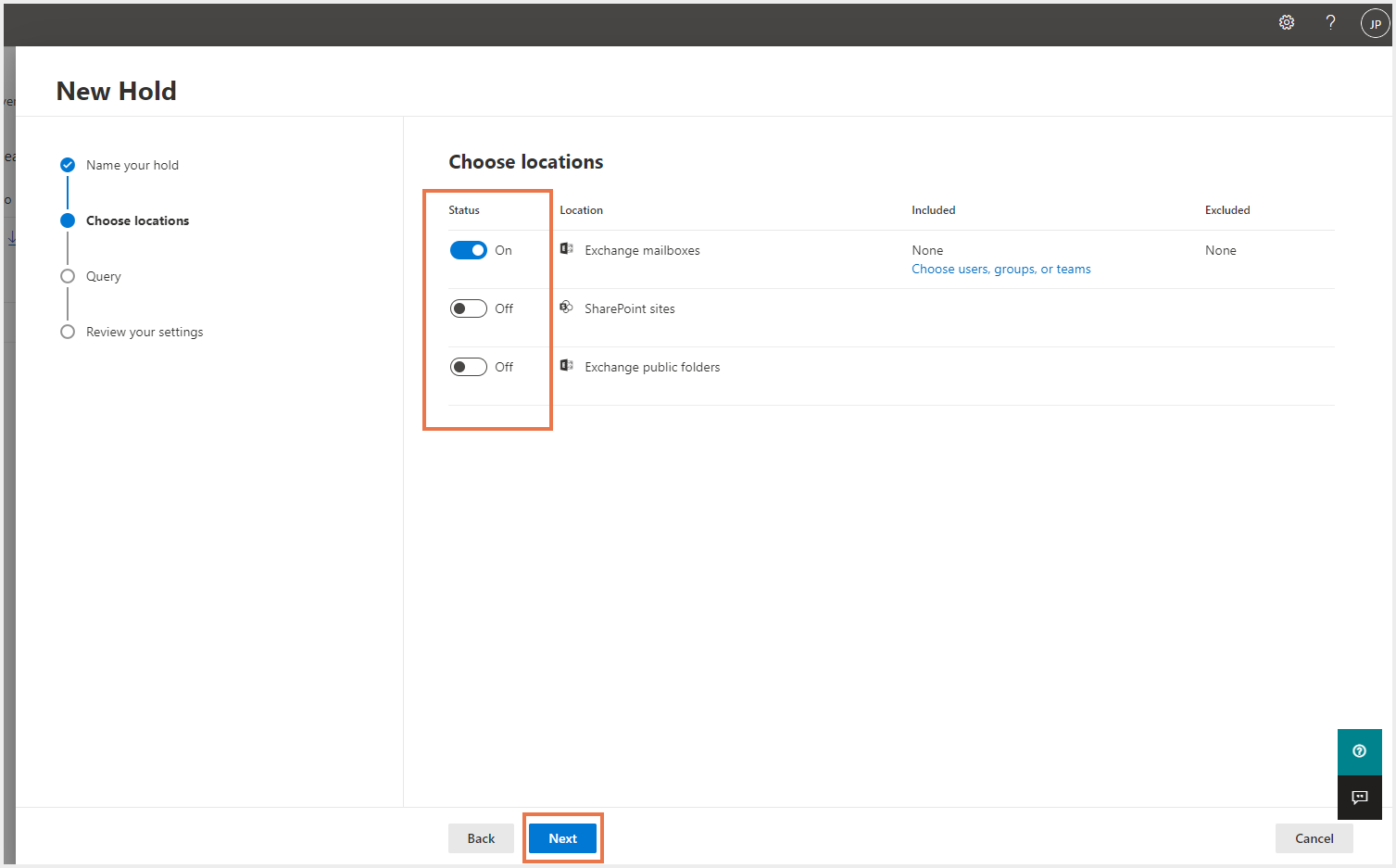 eディスカバリーのコア・ホールド