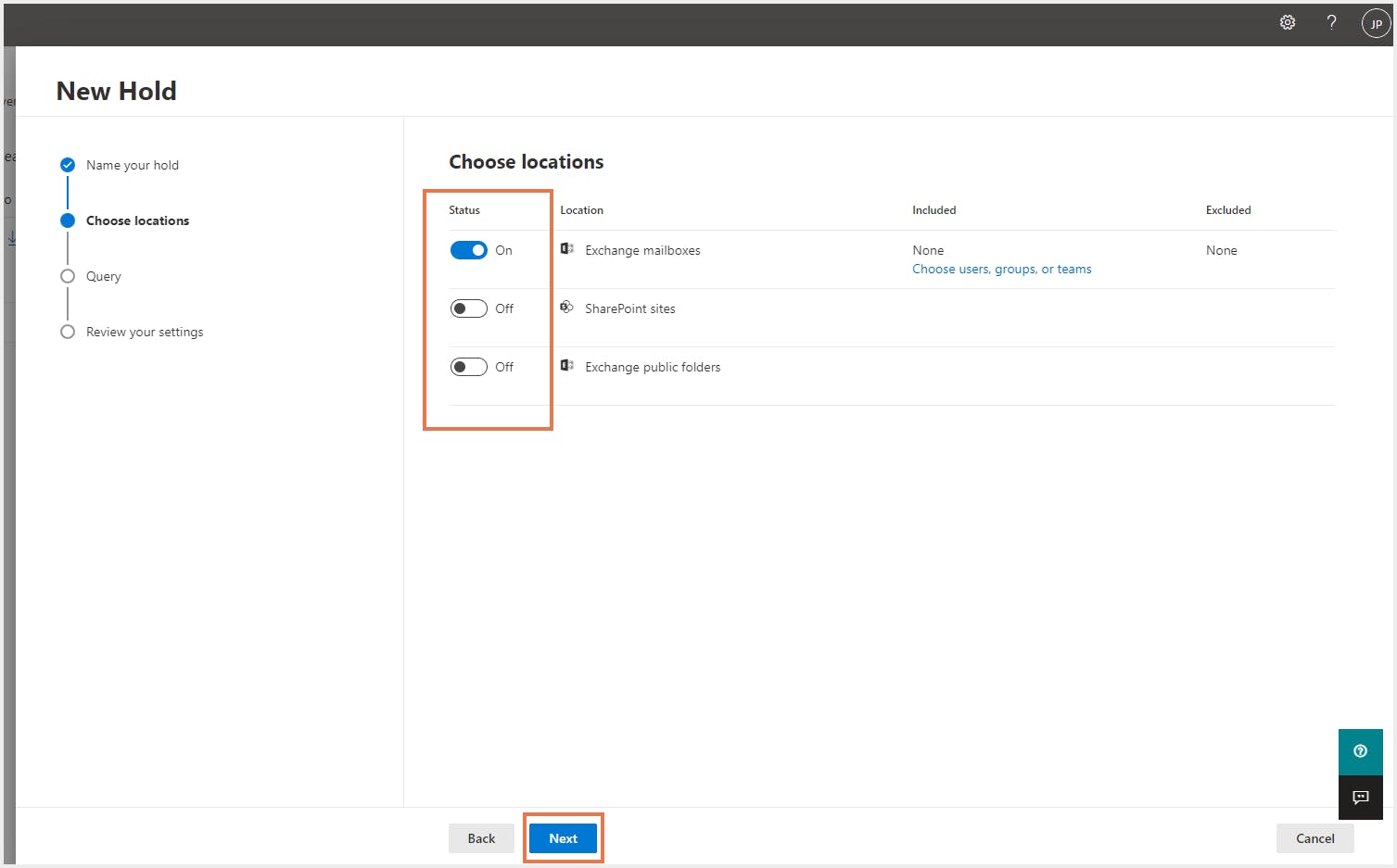 eディスカバリーのコア・ホールド