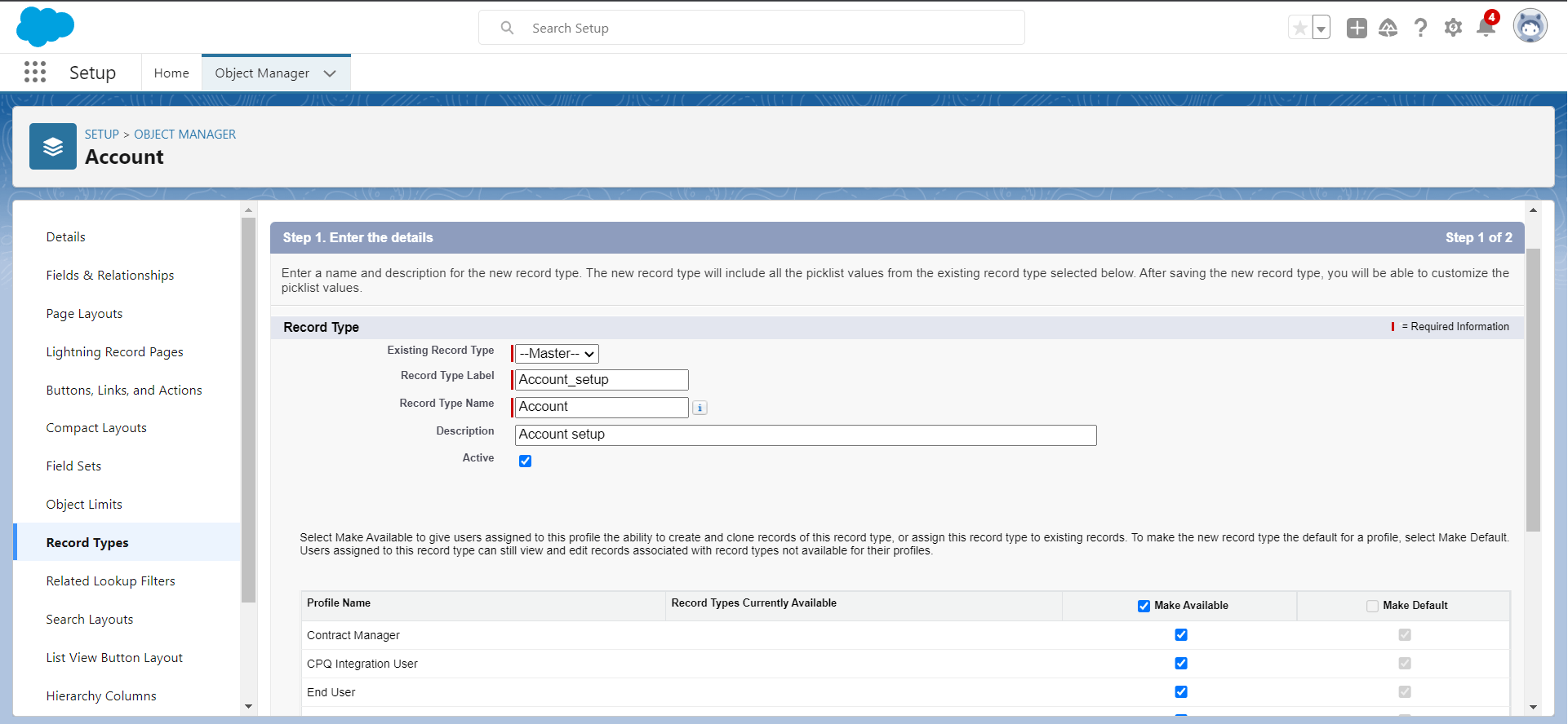 Save storage cost- Create a record type in Salesforce5