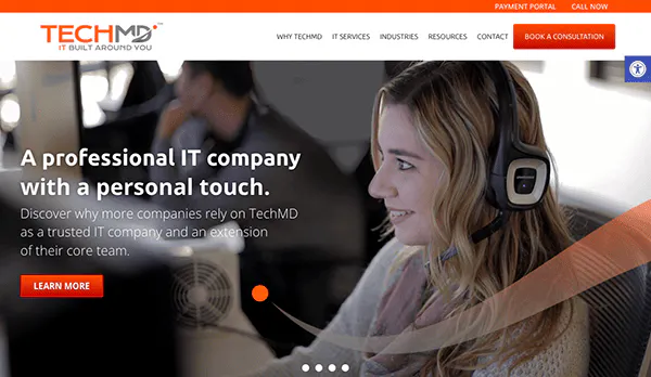 TechMD home page
