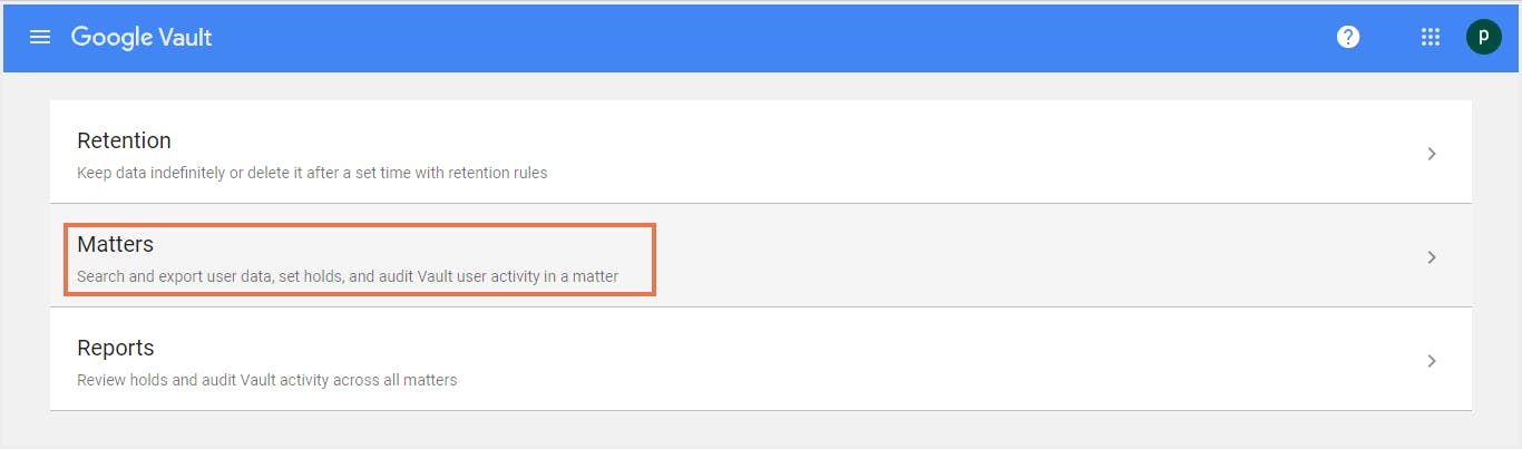 Google Vaultの問題