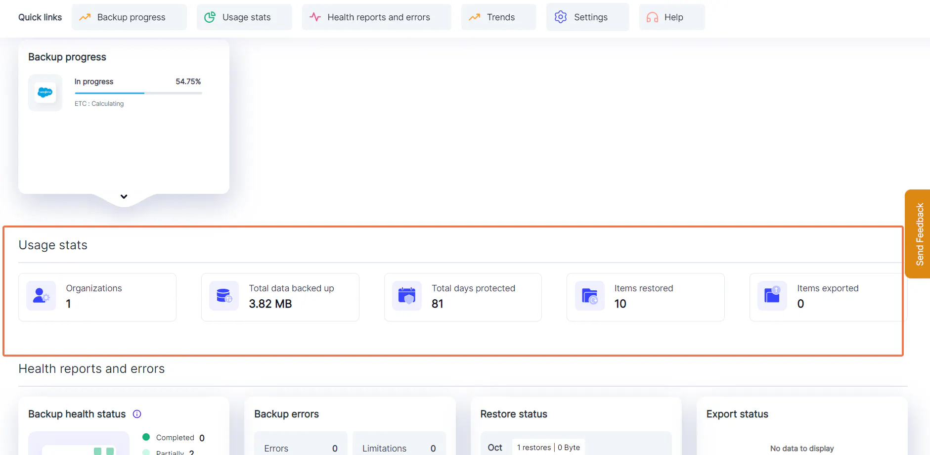 Advanced Salesforce Backup Features | SysCloud
