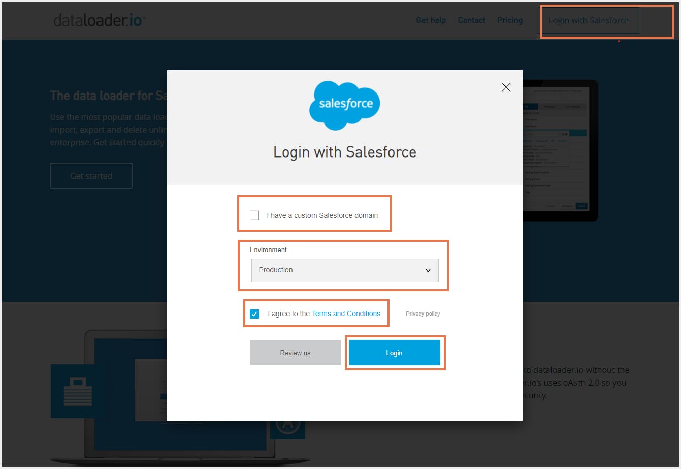 Login with Salesforce