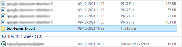ダウンロードした輸出オブジェクト