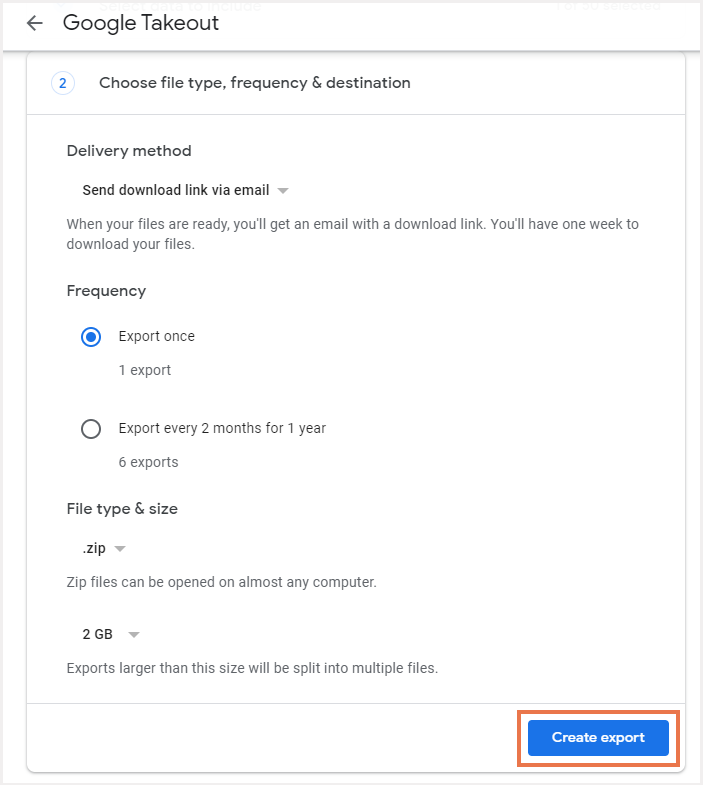Google Takeoutを使ったGoogle Keepのエクスポート