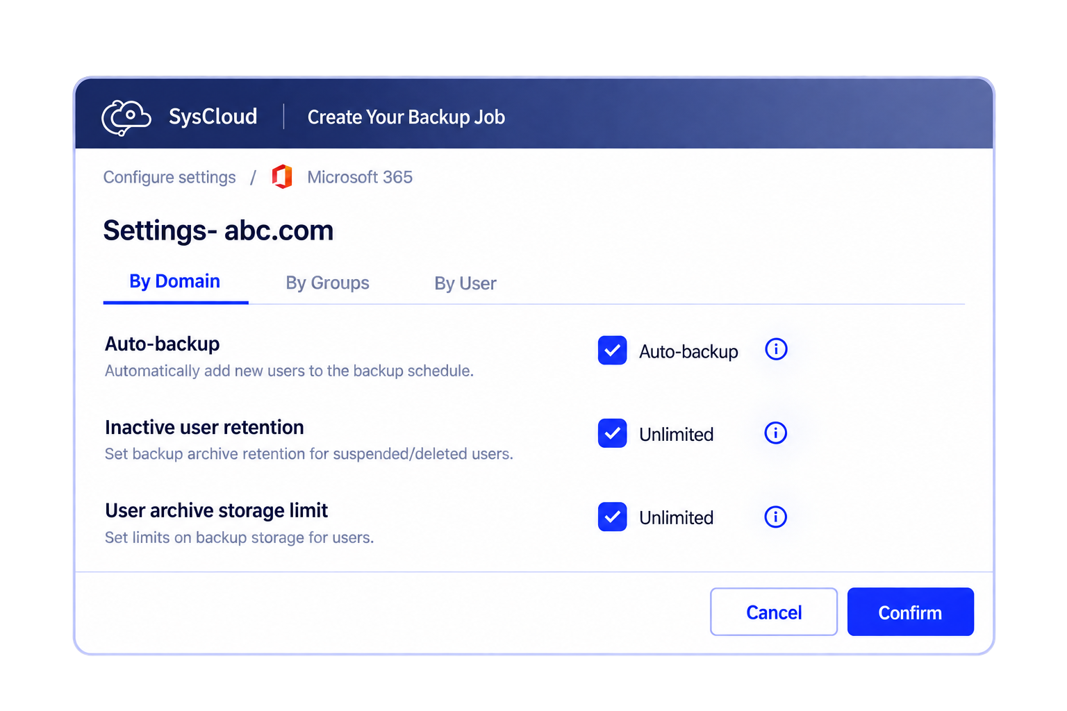 Secure SaaS and identity data with automated backup