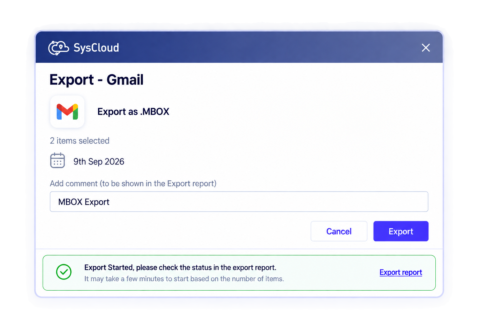 Export easily