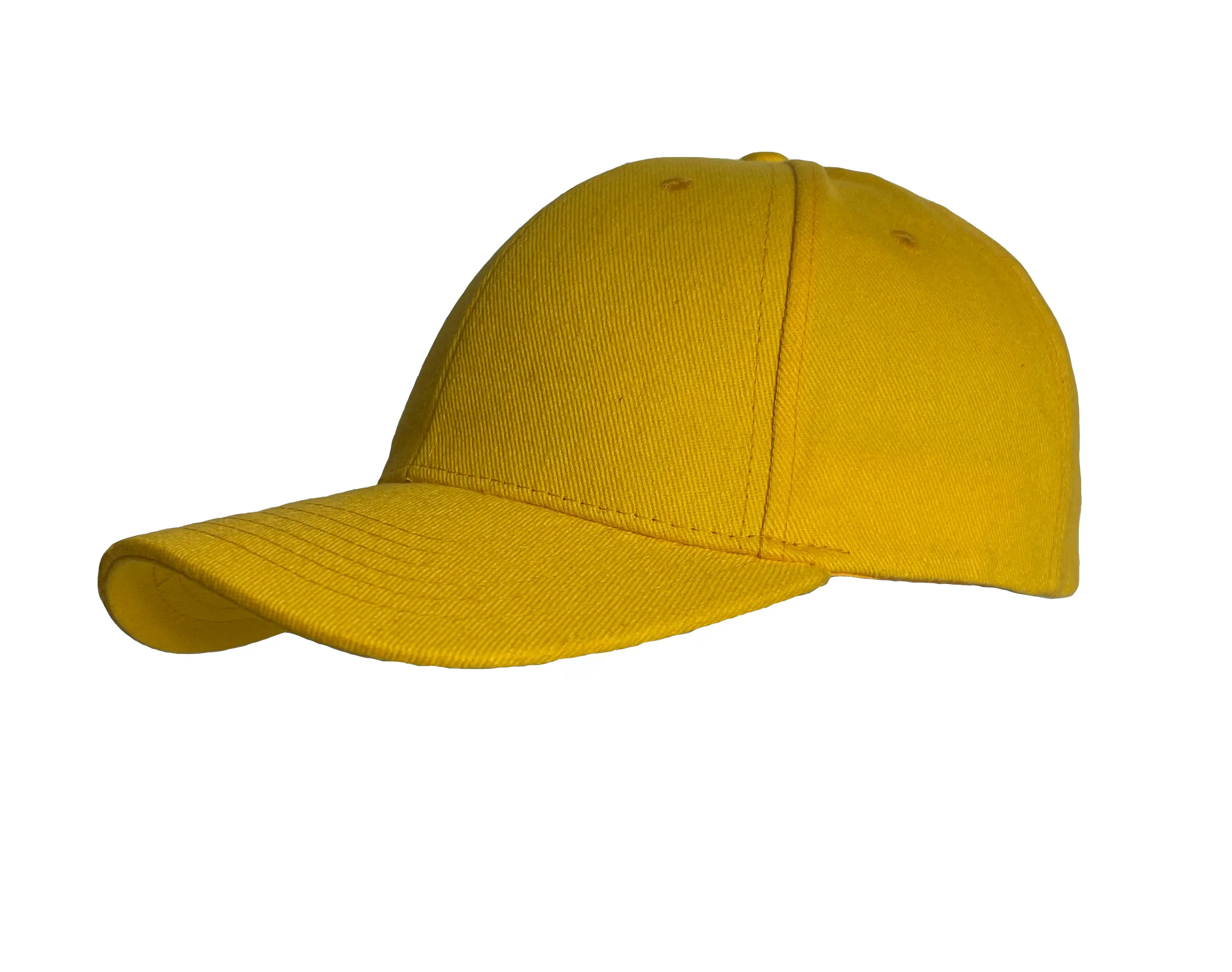 6 PANEL HEAVY BRUSHED COTTON CAP WITH VELCRO CLOSURE