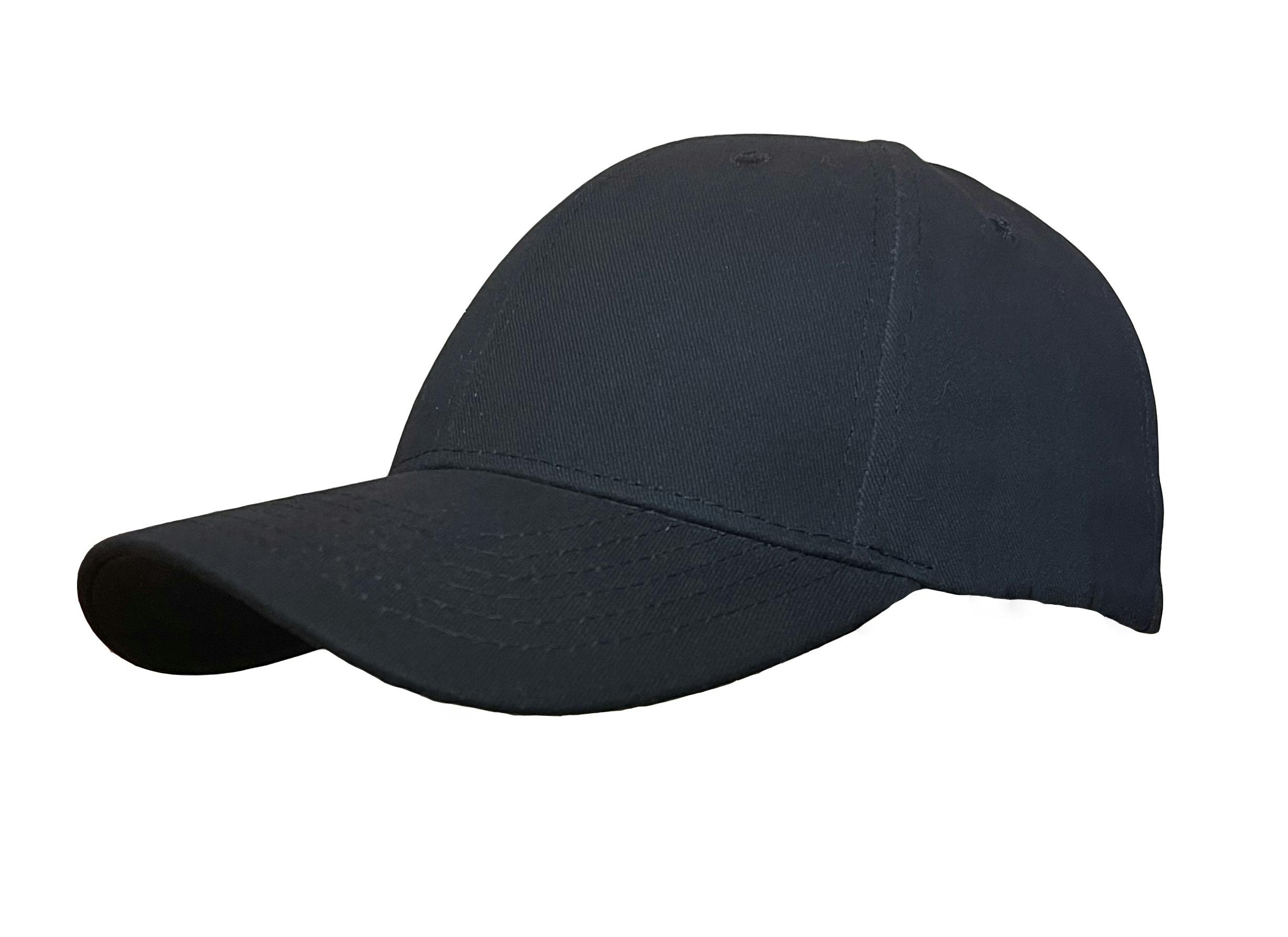 6 PANEL POLY/COTTON CAP WITH VELCRO CLOSURE