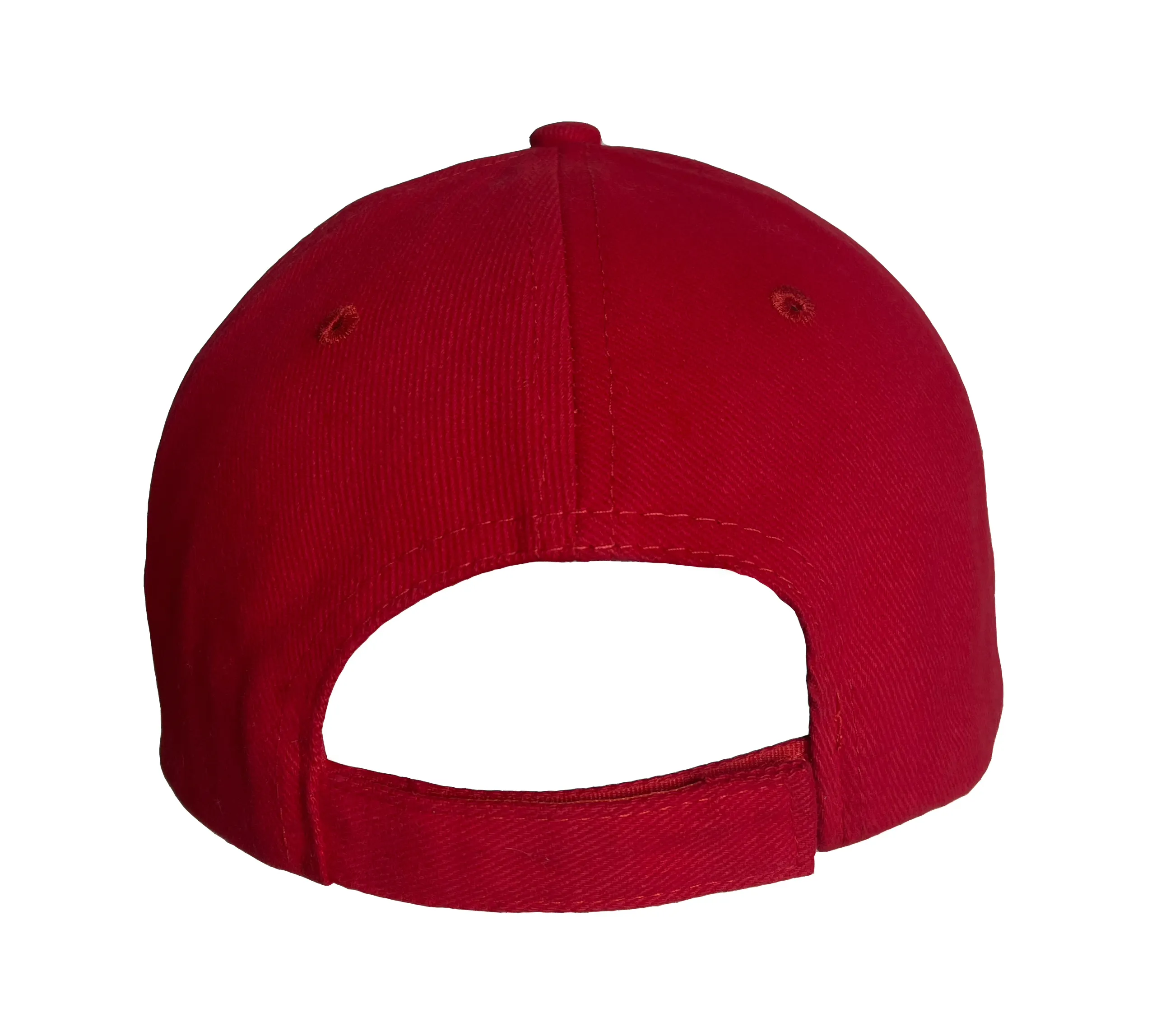 6 PANEL HEAVY BRUSHED COTTON CAP WITH VELCRO CLOSURE