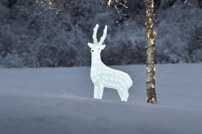 Lysende reinsdyr fra Konstsmide