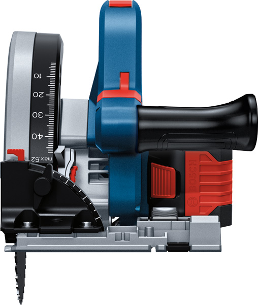 Närbild på Bosch sänksåg GKT 18V-52 GC