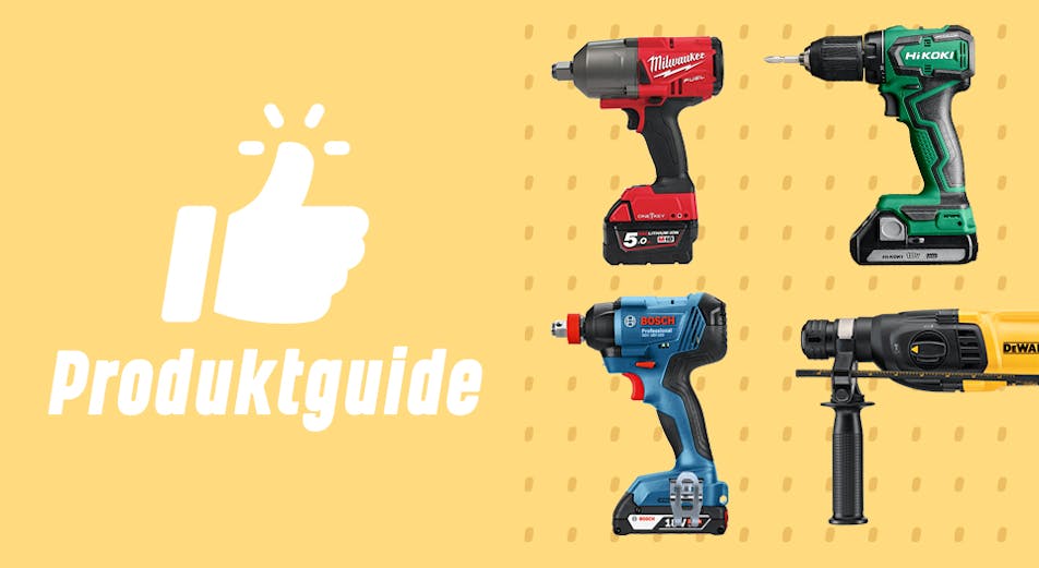 Guide: Forskjellige typer skrutrekkere og driller – hva er hva?