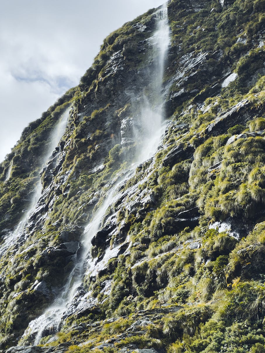 Waterfall on the descent into the Arthur Valley