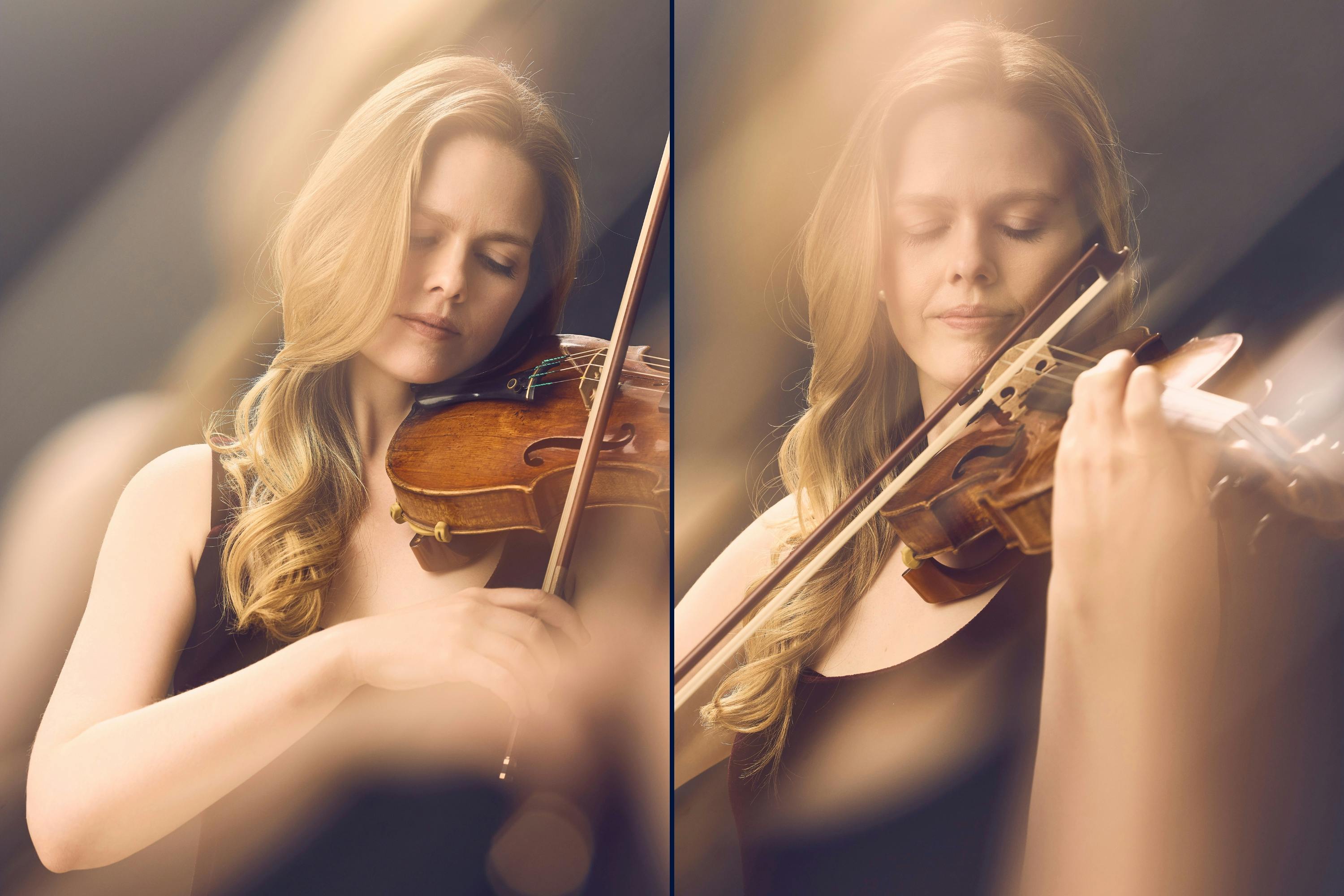 Motion Blur with Diopter&nbsp;— abstract violin playing.