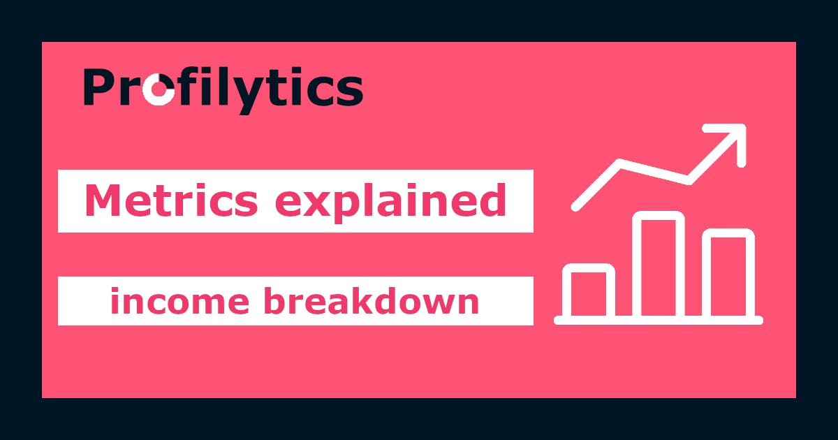 Metrics explained: income breakdown