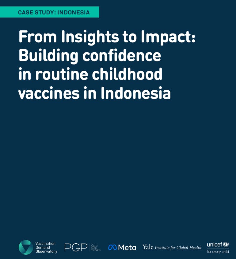Building confidence in routine childhood vaccines in Indonesia article thumbnail