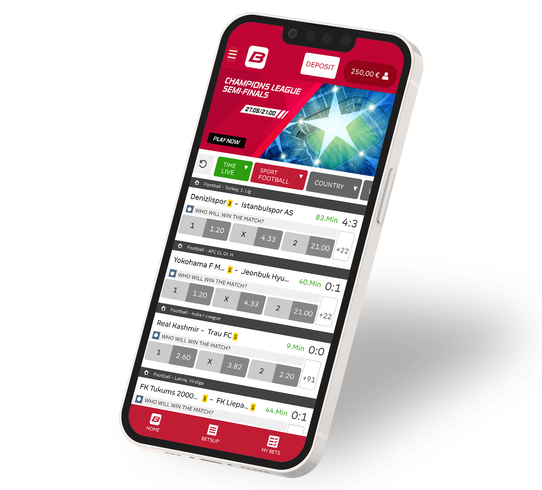 Betcenter Mobile App