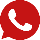 Ícone whatsapp vermelho