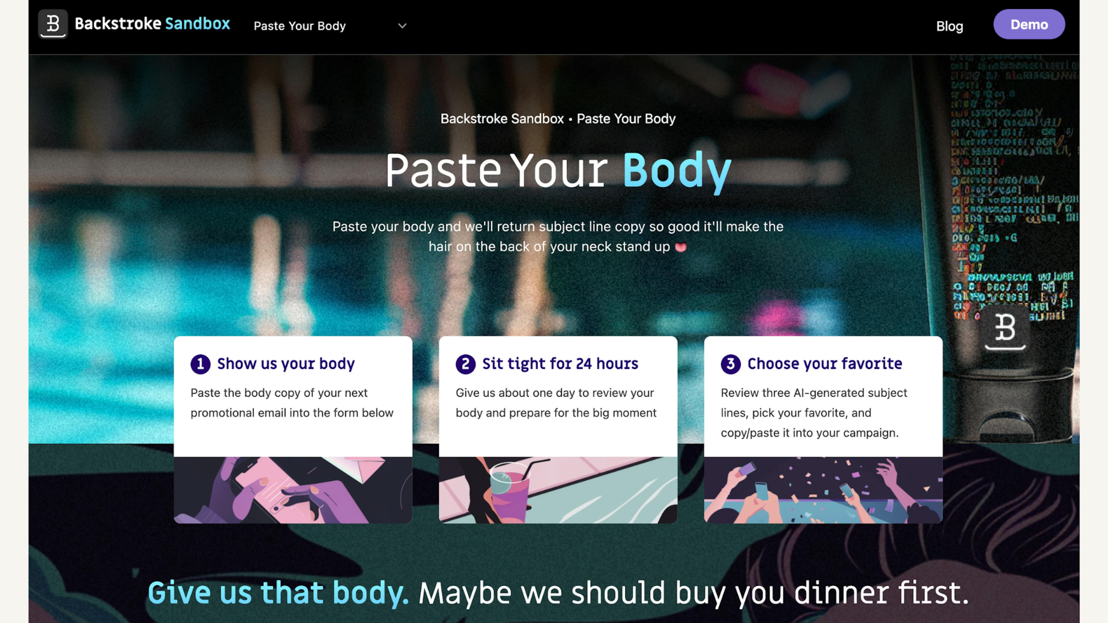 Past Your Body Email AI Tool