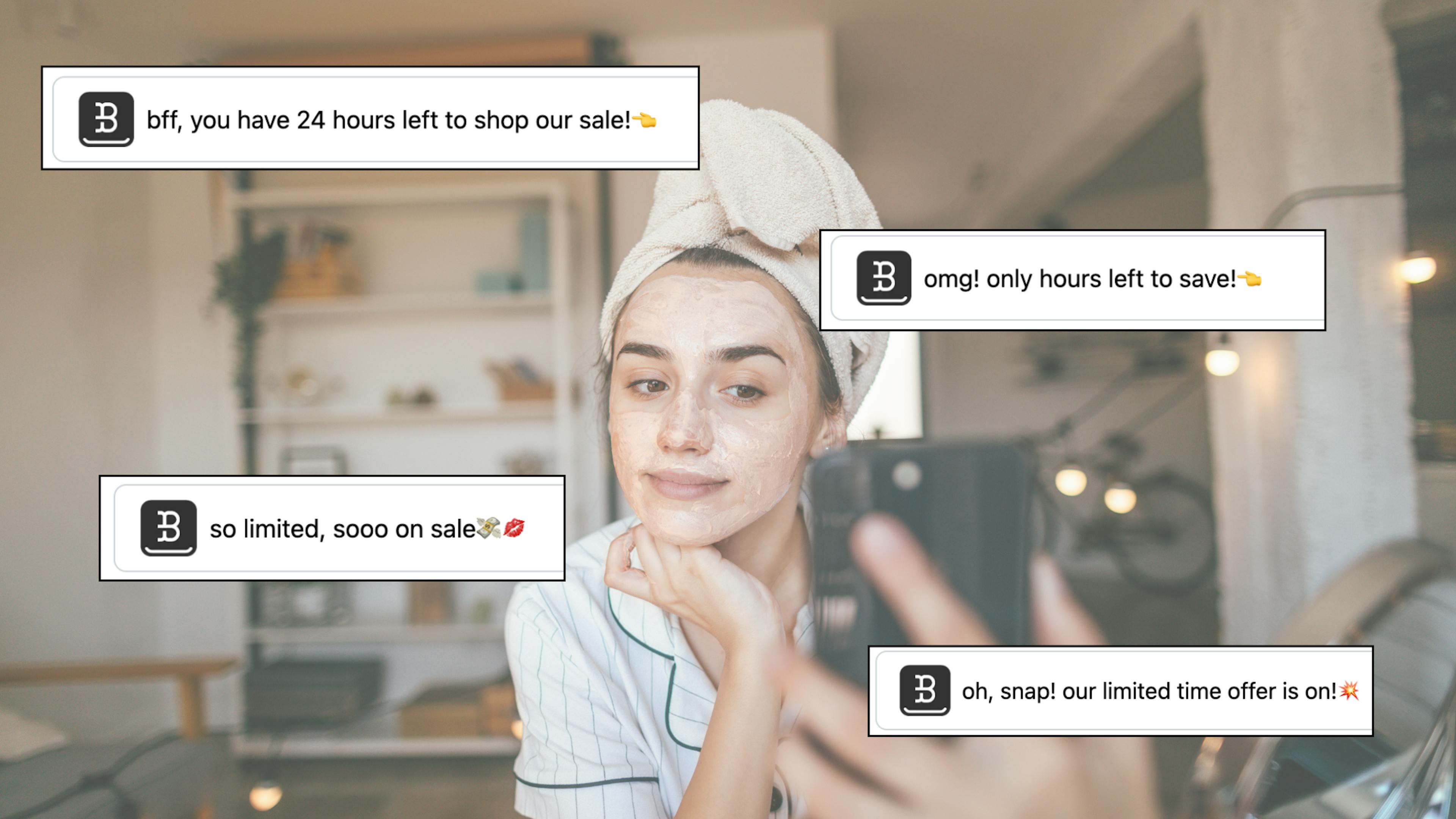 gen z cosmetic market email subject line examples