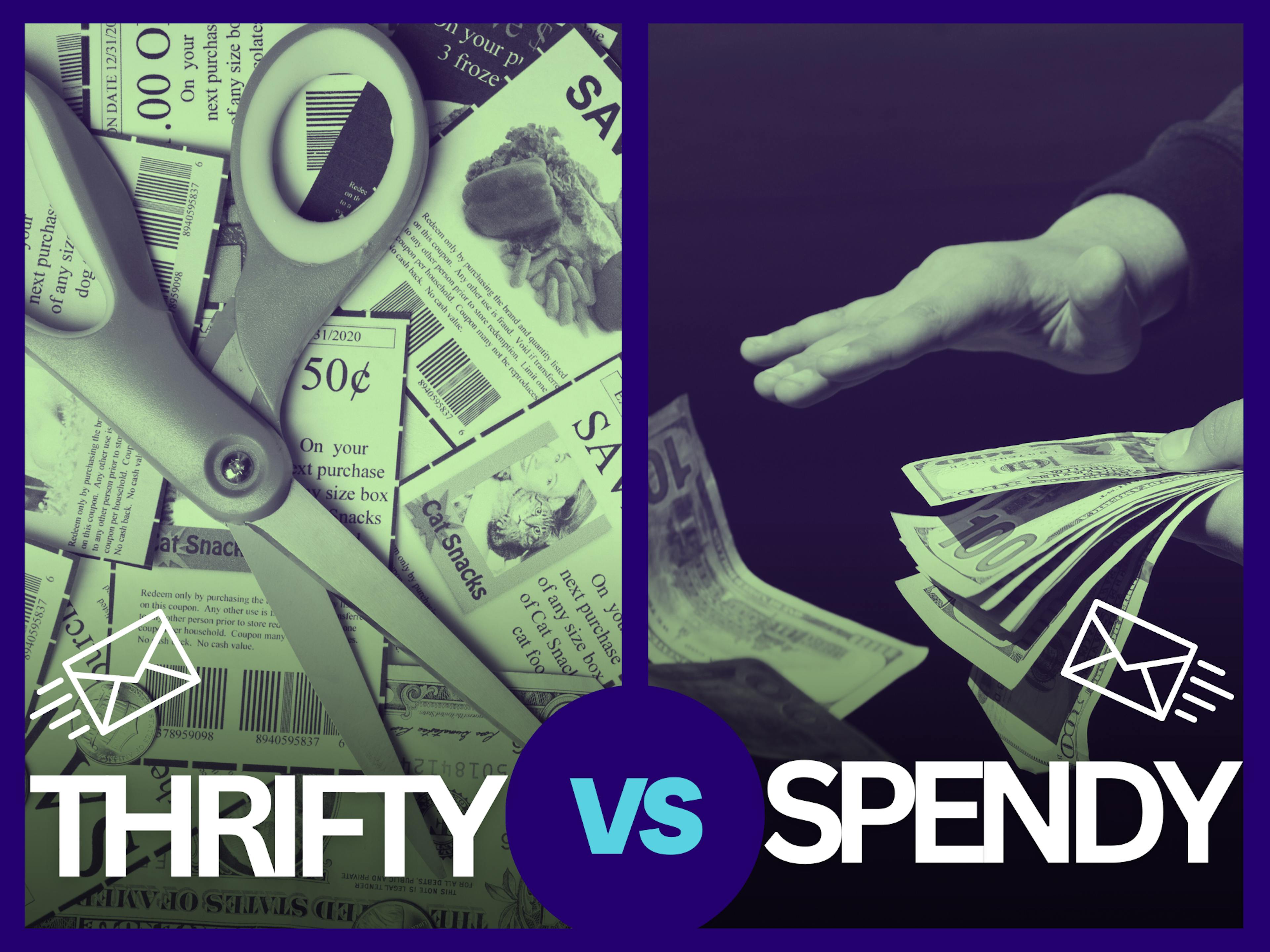 AI Messaging Generated for Thrifty vs. Spendy Shoppers