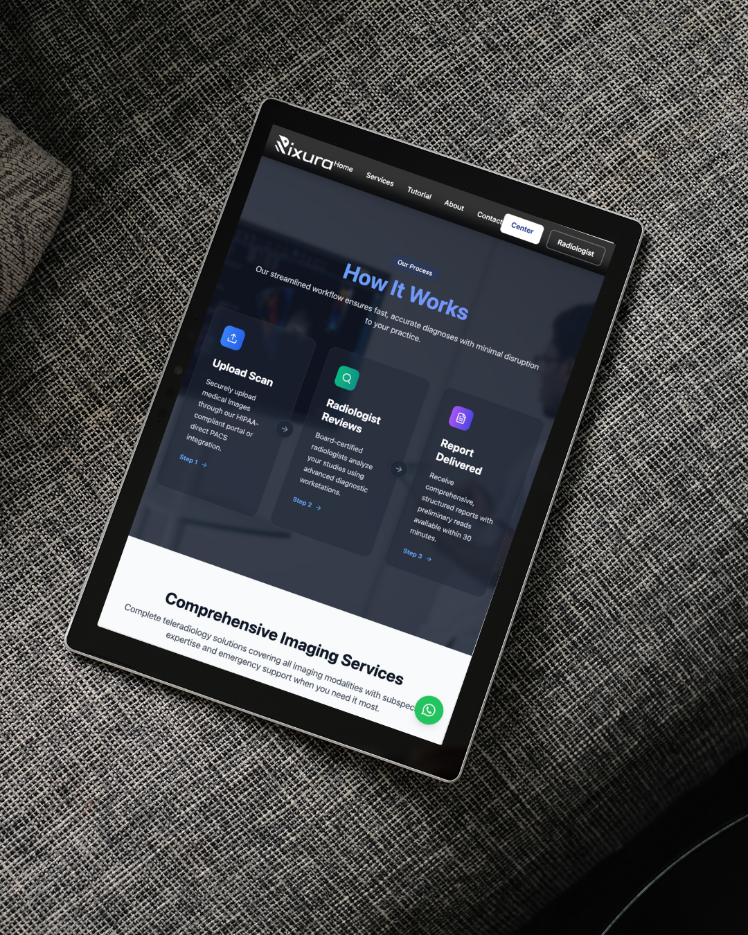 Reporting workspace