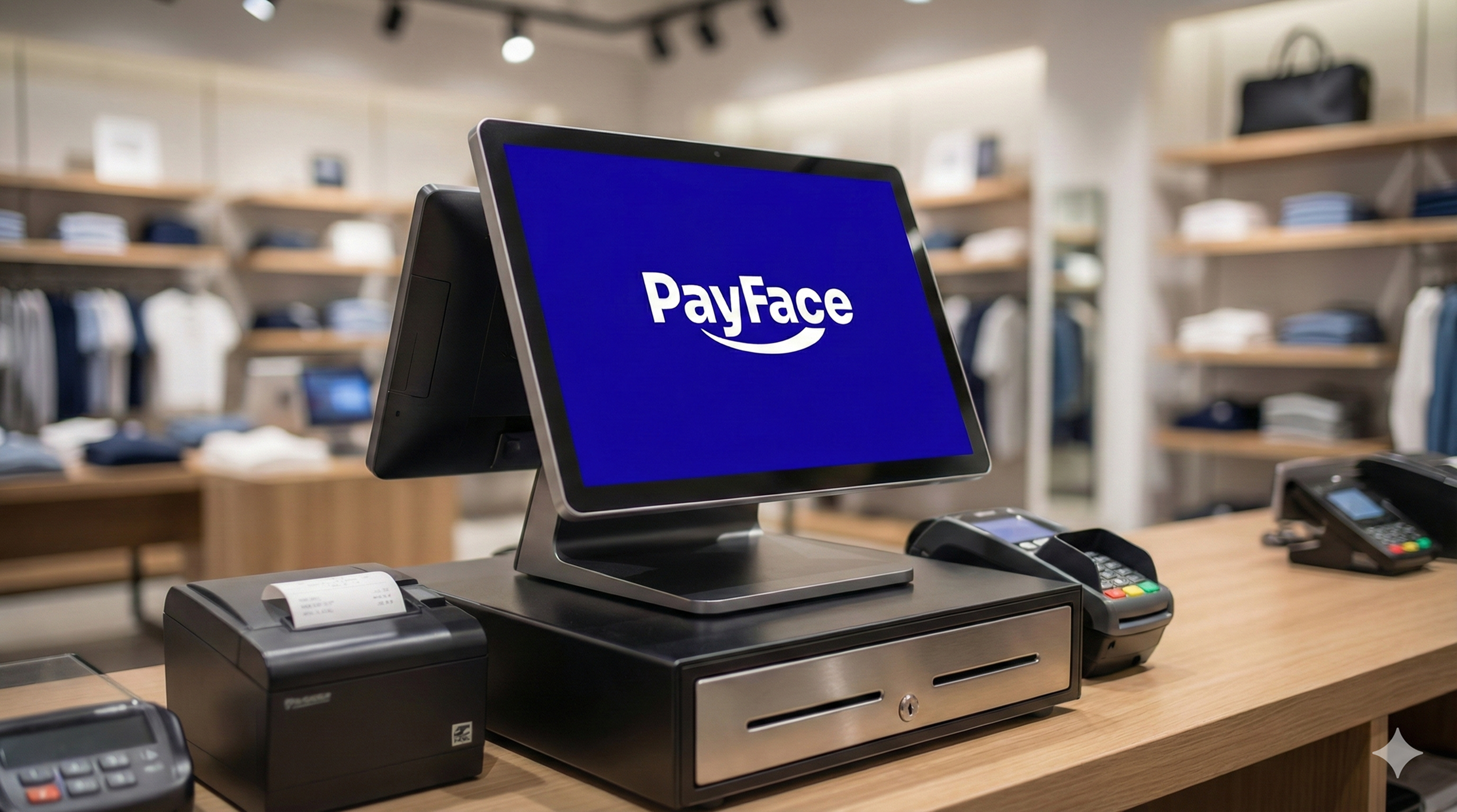 PayFace vendor and customer screens