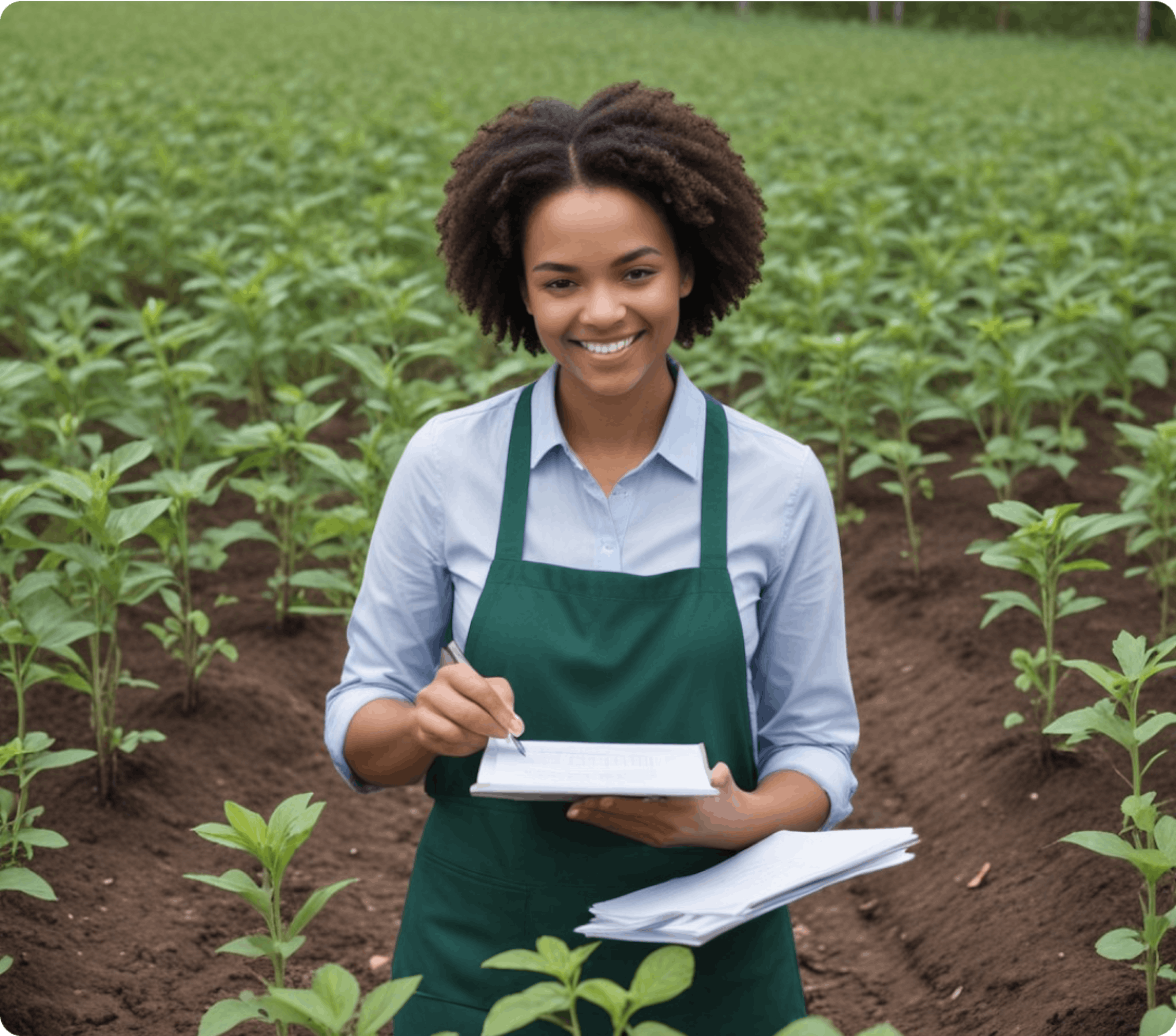 women in the fields